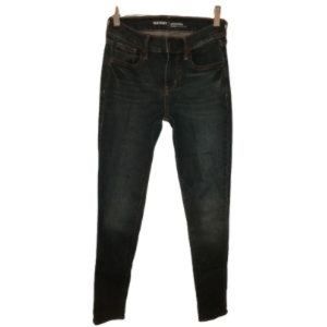 Old Navy Original Dark Blue Crosshatch jean